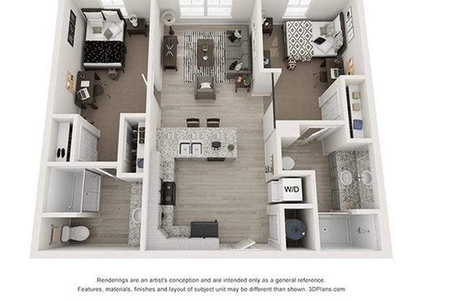 Sample 2 Bedroom Apartment - *** $1000 CASH INCENTIVE*** RIVERS WALK LEASE TAKEOVER (STARTS AUGUST 1, 2026) Apartments