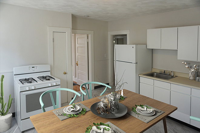 . - Two bedroom apartment with hardwood floors and updated bathroom