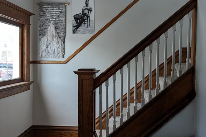 Stairs - 6 Bdrm Furnished Campus House w/ 3 Baths available Fall 2025