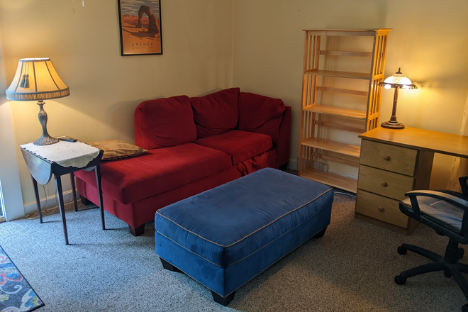 Living Room - Fully Furnished, across from Duke East Campus Apartments