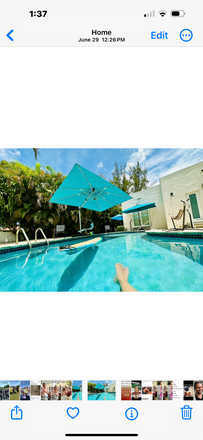 pool/patio/view of private entrances - Large furnished bedroom/private bathroom/use of pool/pvt entrance/2.5 miles to UM/ House