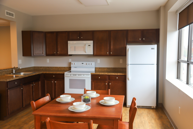 kitchen, dinning room - The Brown Building Rental