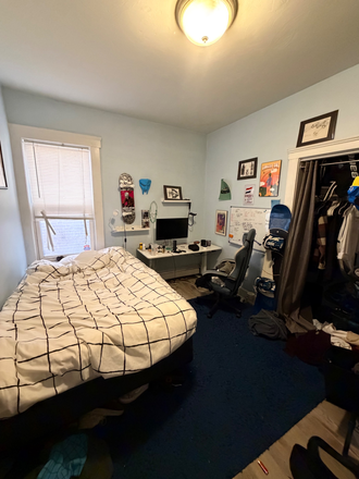 Bedroom from the door - 1562 Tremont St Apt 2