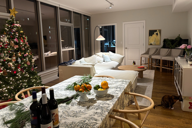 Living room - 2 BD/2 BA South End Penthouse Available Nov. 1