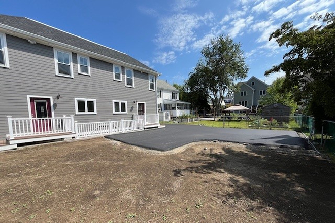 Back yard and parking spot - Brand New....29 Orange Street Boston, MA 02131, $4,700 per month per unit (3 Bedrooms/3 Bathrooms) Townhome