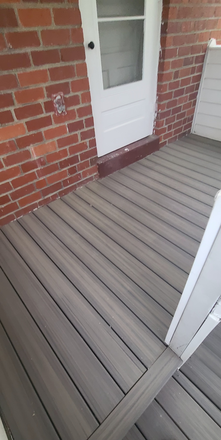 Back entry with balcony - Renovated 2br/1ba with in unit laundry, parking, and outdoor space