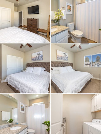 Bedroom and Laundry room and bathroom - Presidio in the Pines House