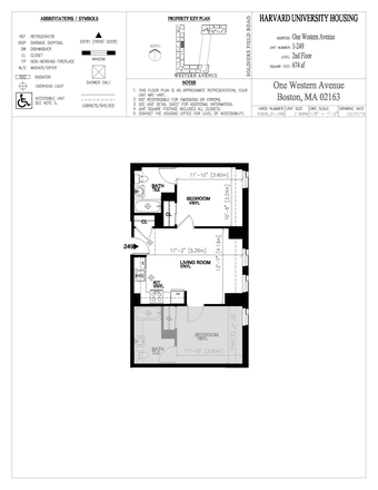 Layout - One Western Ave Apartments