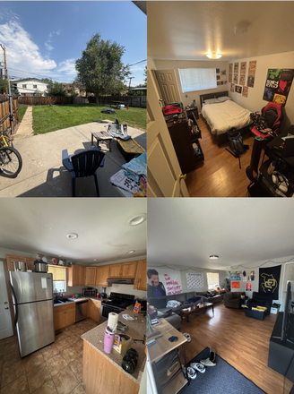 Backyard, bedroom, kitchen, living room - Small house close to campus