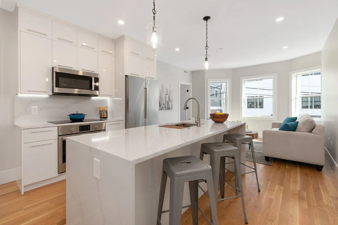 Call NOW for showings! 617-236-8600 - BERKSHIRE ST - LUXE NEW RENOVATED 3BR AVAIL *7/1/2026* W/ IN UNIT LNDRY, EN-SUITE PRIMARY, 2 BATHS! Apartments