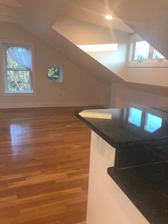 Kitchen bar between main room and kitchen - Modern 1 Bedroom in a Victorian building Apartments