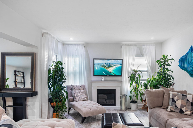 Living Room - Gorgeous 3B/3B + Den Close to Main and Medical Campus House