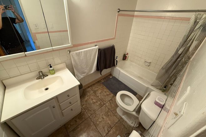 Bathroom - Sunny & Spacious 1BR Sublet – Tons of Natural Light, Prime Location! Apartments