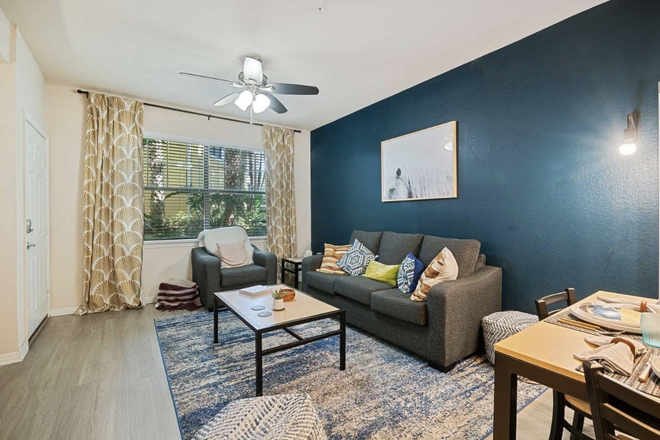 Living room - The Verge Apartments