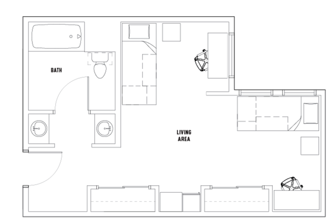floor plan - The Suites