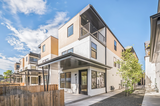 Outside Frontview - 3 PLUS 1 non-conforming 4th bedroom-Near new 3 story townhome! Steps to DU!