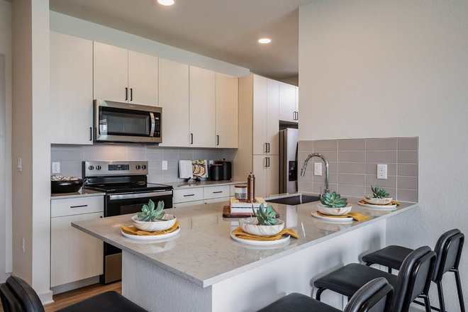 Kitchen - Apartment - MONTH FREE + TRASFER FEE PAID + NO APPLICATION FEE, $899/mo,  AUG 2026 - JUL 2027