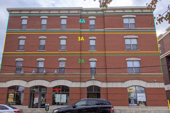 Exterior - 11 West Church Street # 2A, 2B, 3A, 3B, 4A & 4B