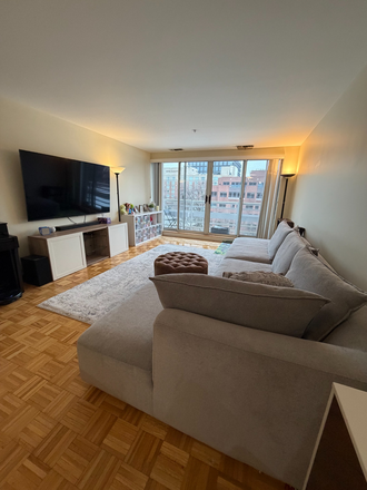 Living Room - Spacious Sunny Skyline & Water views in Cambridge Luxury concierge building Condo