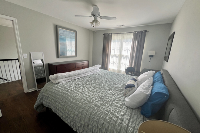 Other angle of bedroom - UTILITIES INCLUDED- Affordable private room in comfy, quiet home