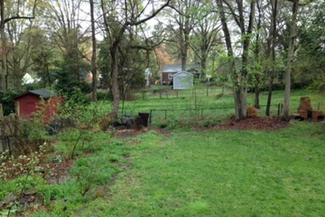 Backyard - 2BR Home for Rent. Available October 1st. Walk/bike to Duke campus.