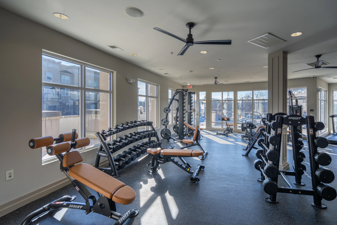 Gym - The James Apartments