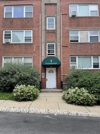 Outside Street View - NO FEE! 2 bed 2nd FL Condo with Heating/Hot Water/AC, 5 min Walk to T