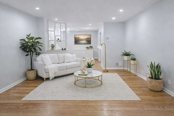 Living room - Price Reduced $1,900 / month Townhome at Belvedere Square 3 Bed/ 1 Bath