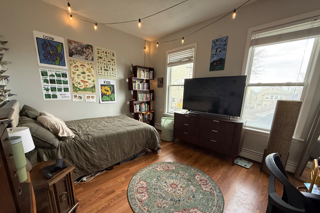 bedroom - 3 bed 1 bath apartment near green line and union square