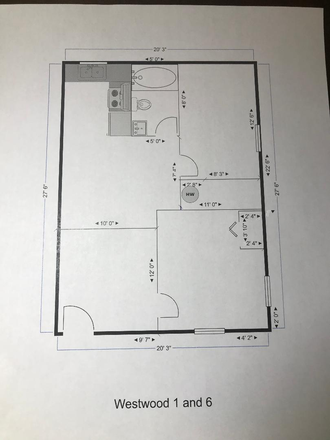 Floor Plan - Westwood Apartments