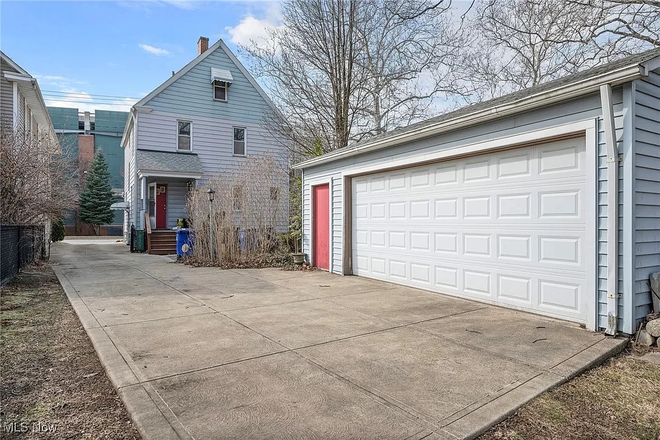 Backside, two car garage view. - Spacious 6 Bedroom, On Case Campus House