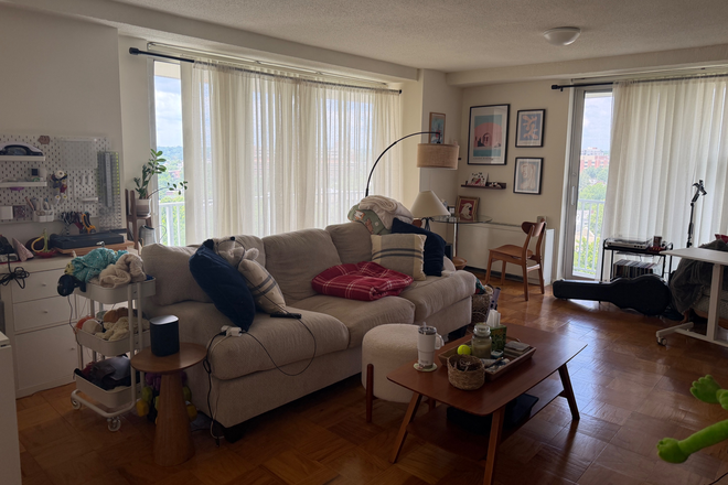 Living room - Hopkins House Apartments 1bd/1.5ba Lease Takeover - next to Homewood campus