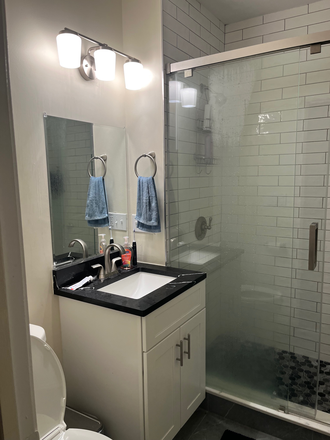 Bathroom - Subletting for Summer II (July/Aug) Large Bedroom walking distance to NEU. Furnished + in-unit lau