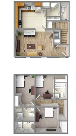 Floorplan - The Villas at Happy Valley