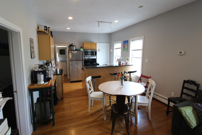 1 - 3 bed, 2 bath apartment with laundry in unit.