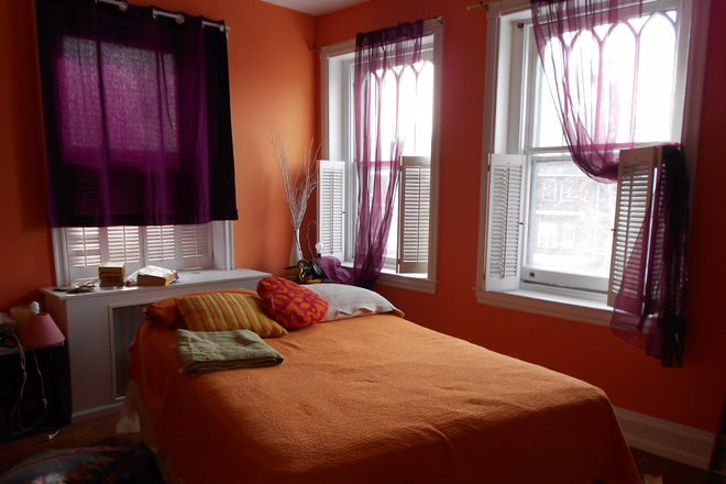 Bedroom - Fully Furnished/Third Floor and Loft of Large Sunny Apartment in Owner Occupied Building