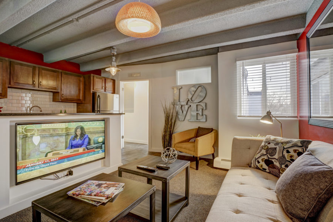 Living room second view - Sterling Boulder Apartments