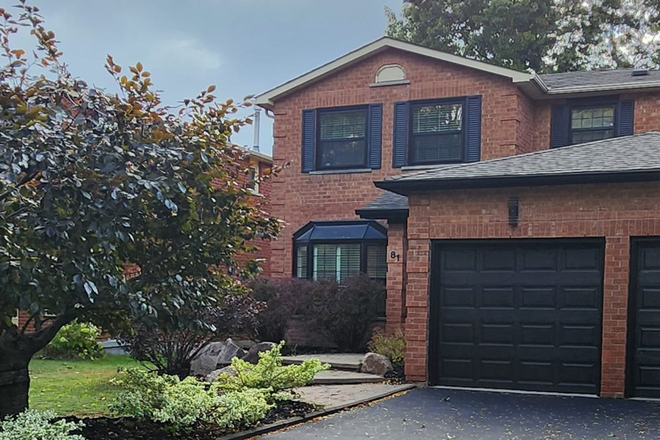 Front View of The House - Furnished 3 Bedroom Apartment all utilities incl. in Highland Creek Neighbourhood
