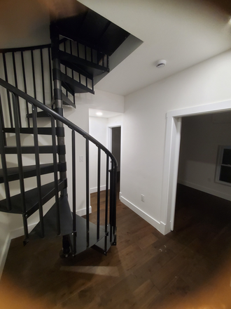 Stairs and hallway - 2 Level 2 bedroom Detached Apartment, Pets welcome