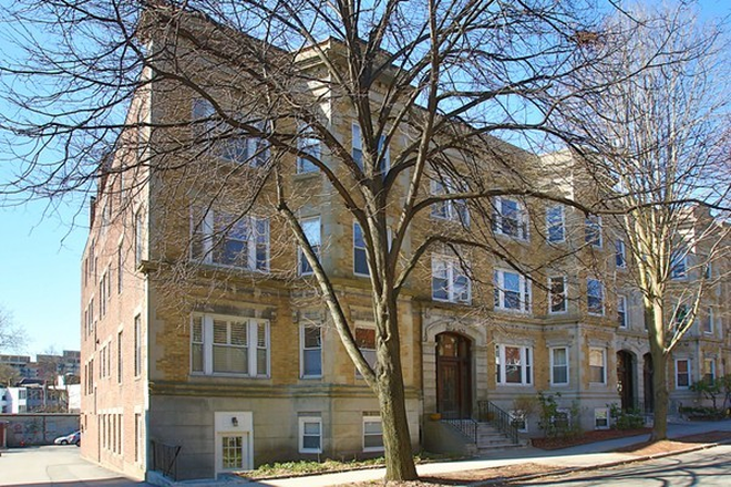 Outside view from street - 60 Parkman St Apartments