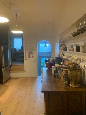 Kitchen - Furnished room in a shared house Junction Triangle. Laundry onsite. All utilities incl.