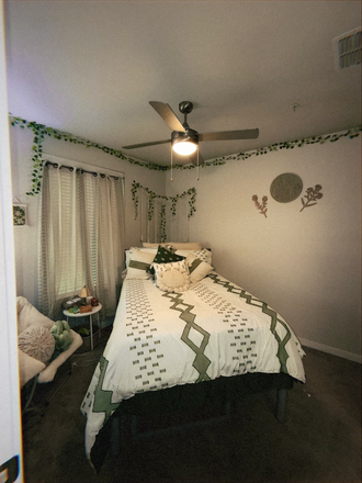 Bedroom - Lark in the Woods one bedroom in a fully furnished two bedroom apartment