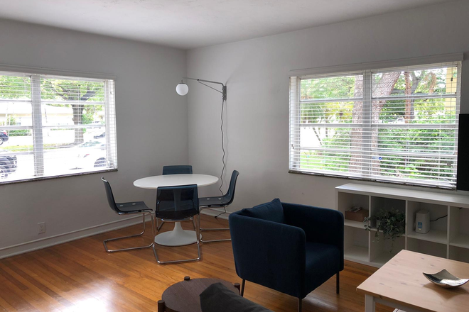 Living Room with extra table - Ponce de Leon Apartment