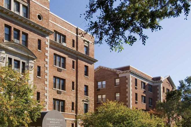 Outside building view - Studio near Tenleytown&AU shuttle