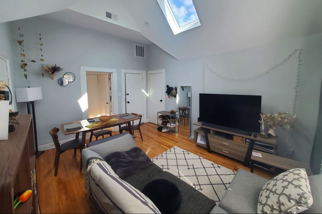 Living and Dining Room - No Broker Fee - Sunny 2 Bed - walking distance Medford/Tufts T Stop Apartments