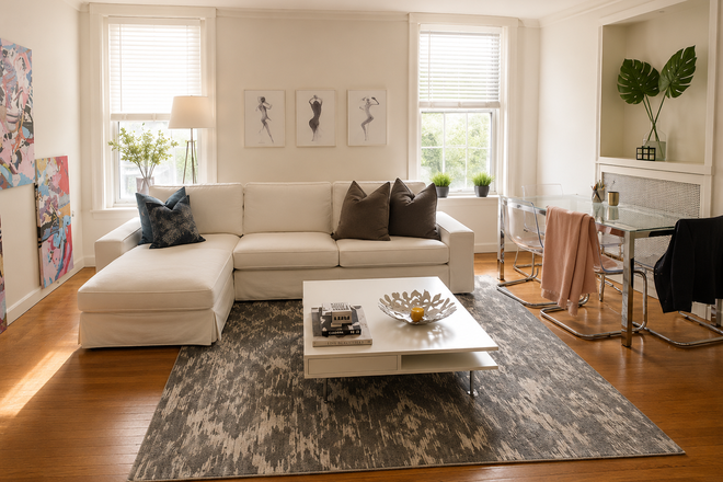 . - 2027-2028 great Beacon St brownstone near Cleveland Circle
