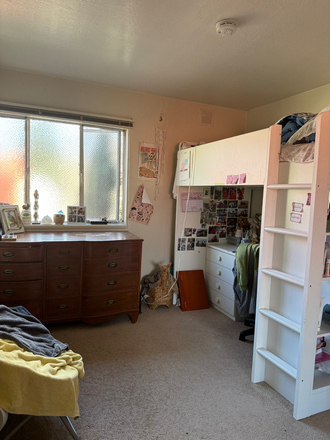 Bedroom *look at disclaimer in description* - Super Cheap Summer Sublet, Top floor Apartment, close to campus + bus + BART