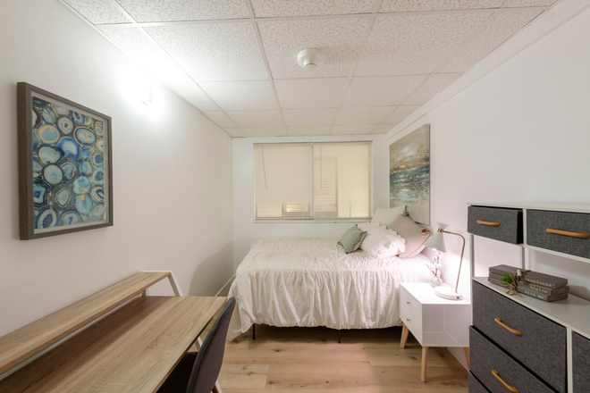 Bedroom - Elevated Modern Living - Furnished Renovated / Prime U & Downtown Location Apartments