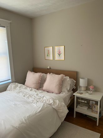 Double bed + nightstand - Summer Sublet - Furnished Room in 4 bedroom apt