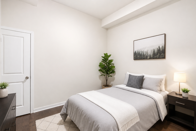 Bedroom 2 - Walk to Drexel – Spacious 2BR in Great Neighborhood - Parking Garage available Triplex